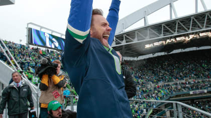 PHOTOS: Ross Mathews Raises The 12 Flag Before Seahawks Take On The Vikings