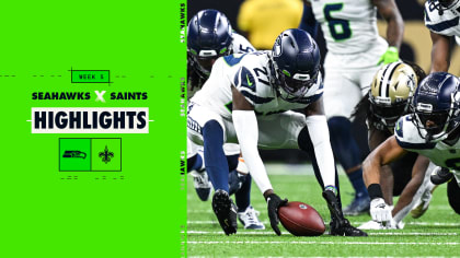 Seahawks at Saints Game Center  Seattle Seahawks –