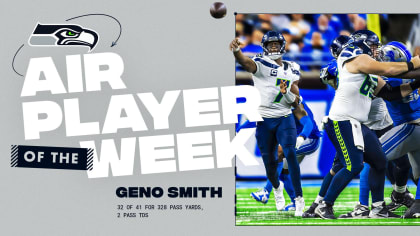 Next Gen Stats: Geno Smith's 3 Most Improbable Completions From Week 13 vs.  Rams  Just making it possible. Geno Smith's most improbable throws from  this past Sunday.  Web Services x #