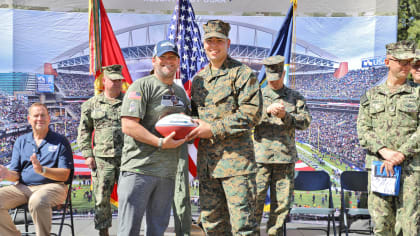 PHOTOS: Seahawks Salute To Service Nominee Nino Gray