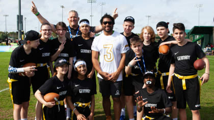 Super Bowl Champion Russell Wilson, NFL FLAG, Seattle Seahawks