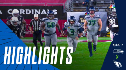 Seahawks vs. Cardinals Week 7 Highlights