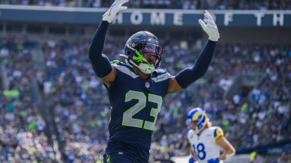 Seattle Seahawks linebacker Jon Rhattigan (59) runs during an NFL football  game against the Washington Football Team, Monday, Nov. 29, 2021 in  Landover. (AP Photo/Daniel Kucin Jr Stock Photo - Alamy