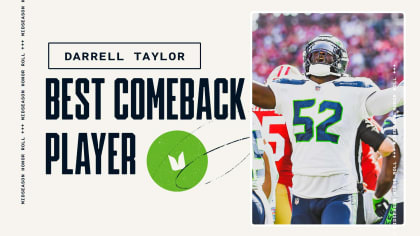 Seahawks DE/OLB Darrell Taylor off to hot start with three sacks in his  first four games - Field Gulls