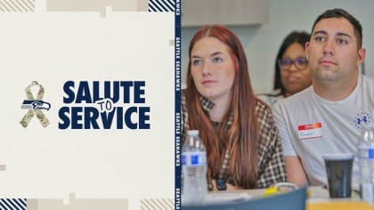 Seahawks Celebrate Military & Veterans with NFL's Salute to Service  Initiative