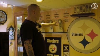 Steelers 'Man Cave' Taken To New Level With Homemade Mementos