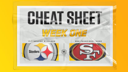 Cheat Sheet: Steelers at Texans