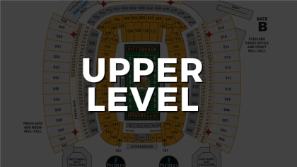 Pittsburgh Steelers Seating Chart Map at Acrisure Stadium