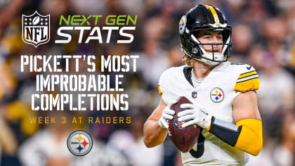 Next Gen Stats: Pickett's most improbable Week 3 completions