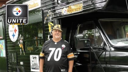 These fans took an old school bus - Steelers Nation Unite