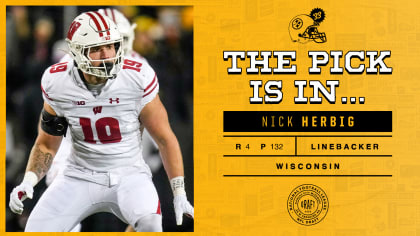 Steelers reunite Herbig brothers, draft Wisconsin LB Nick Herbig