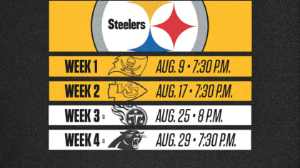 Steelers 2019 Schedule Includes Five Primetime Games - Steelers Depot