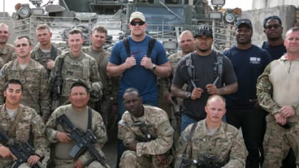 J.J. Watt pays tribute to military members