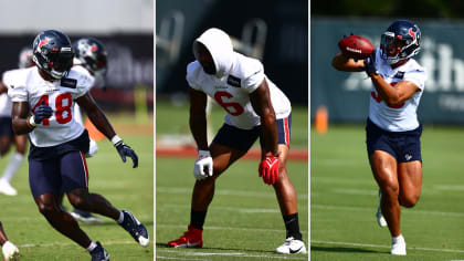 Houston Texans linebacker Jake Hansen (35) in action during an NFL