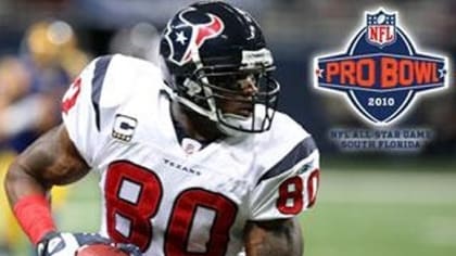 Houston Texans wide receiver Andre Johnson wears Play 60