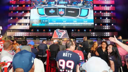 Texans fans gathered for star-studded NFL Draft party in Houston