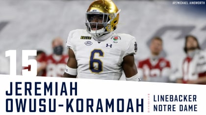 Browns sign rookie LB Owusu-Koramoah, starred at Notre Dame