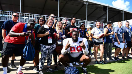 Panthers host 'USAA's Salute to Service NFL Boot Camp' for active