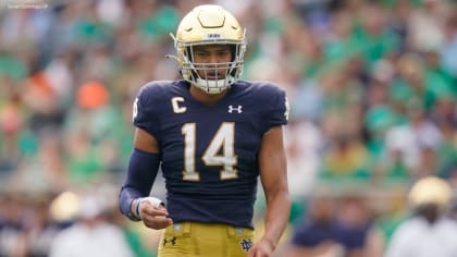 NFL Network's Cynthia Frelund raves over the Baltimore Ravens' pick of  Notre Dame Fighting Irish safety Kyle Hamilton