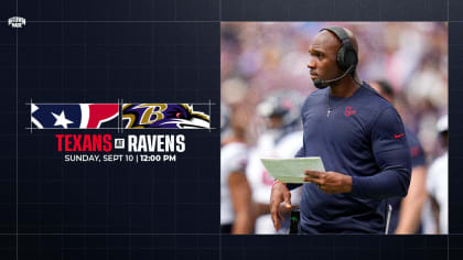 Texans vs Ravens - CBS Sunday Afternoon Edition) 09/10 12:00PM