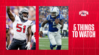 Drew Dougherty shares the top five things to watch as the Texans