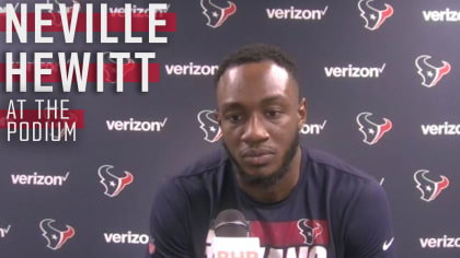 Texans linebacker Neville Hewitt earns starting nod with 'pure toughness'