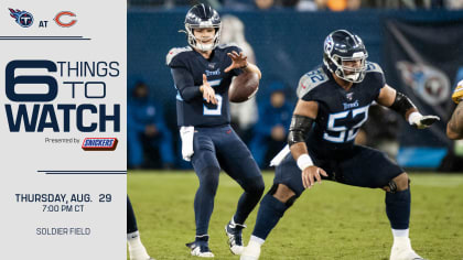 Six Things to Watch for the Titans in Saturday's Preseason Opener vs the  Bears - Williamson Source