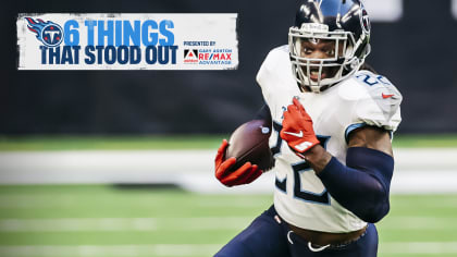 Six Things That Stood Out for the Titans in Sunday's Win Over the