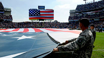 Tenn. Titans honor military members with 'Salute to Service' game