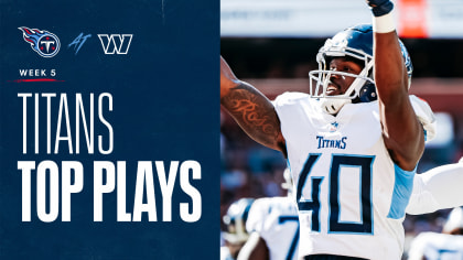 Titans Game Center  Tennessee Titans at Washington Commanders