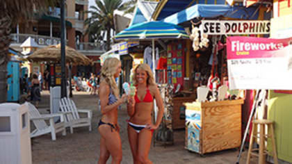 Titans cheerleaders invade the Gulf Coast for beach time, photo