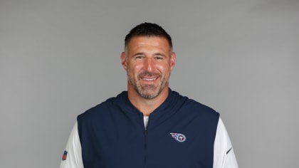 NASHVILLE, TN - JUNE 14, 2021 - The 2021 photo of Head Coach Mike Vrabel of the Tennessee Titans NFL football team. This image reflects the Tennessee Titans active roster as of June 14, 2021 when this image was taken. Photo By Donald Page/Tennessee Titans