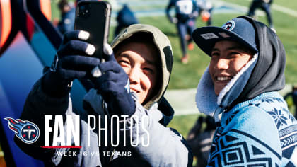 Tennessee Titans vs. Houston Texans. Fans support on NFL Game