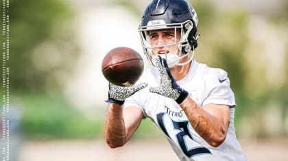 Syndication: The Tennessean Tennessee Titans wide receiver Kyle Philips (18)  during an OTA practice