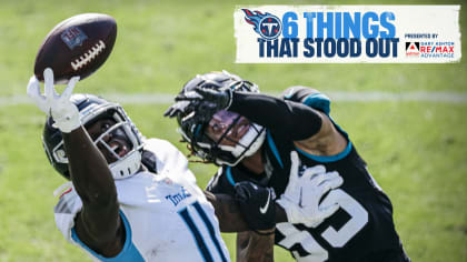 Six Things That Stood Out for the Titans in Sunday's Loss to the