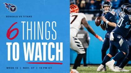 Six Things to Watch for the Titans in Sunday's Game vs the Commanders
