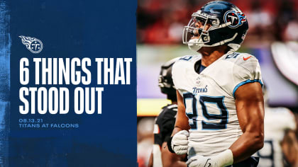 Six Things That Stood Out for the Titans in Sunday Night's Win