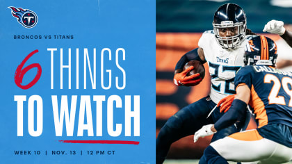 Six Things to Watch for the Titans in Saturday Night's Game vs the