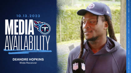 Tom Pelissero on X: Free-agent WR DeAndre Hopkins is slated to fly to  Nashville on Sunday for a visit with the #Titans, per sources. D-Hop and  Mike Vrabel were together in Houston.