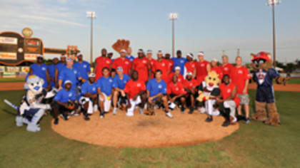 Detroit Lions annual charity softball game