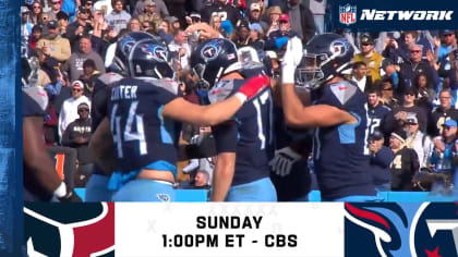 Titans vs. Texans: Week 11 Primer