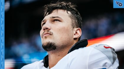 Tennessee Titans offensive tackle Dillon Radunz (75) blocks during an NFL  football game against the Washington Commanders, Sunday, October 9, 2022 in  Landover. (AP Photo/Daniel Kucin Jr Stock Photo - Alamy