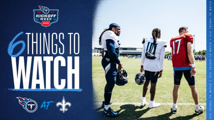 Six Things to Watch for the Titans in Sunday's Season Opener vs the Giants