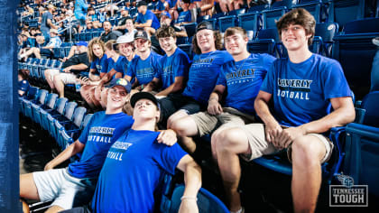 Tennessee Titans host Waverly Central High School home game at