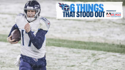 Six Things That Stood Out for the Titans in Sunday's Loss to the