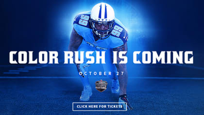 Titans Host NFL Color Rush Game Oct. 27 vs. Jaguars