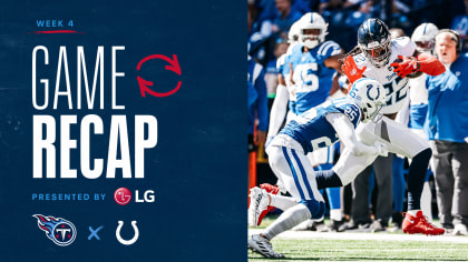 Indianapolis Colts defeat the Tennessee Titans: Recap, score