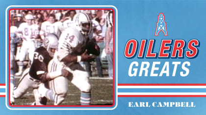 Earl Campbell, Houston Oilers  Tennessee titans football, Houston oilers,  Texas football