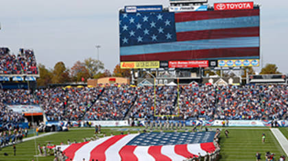 Titans to Honor Local Veterans and Armed Forces at Sunday's Game