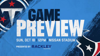 Game Preview: Titans Host Raiders at Nissan Stadium